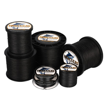 HERCULES 1000M 1094Yds Black 10lb-420lb PE Braid Fishing Line 12 Strands HERCULES
